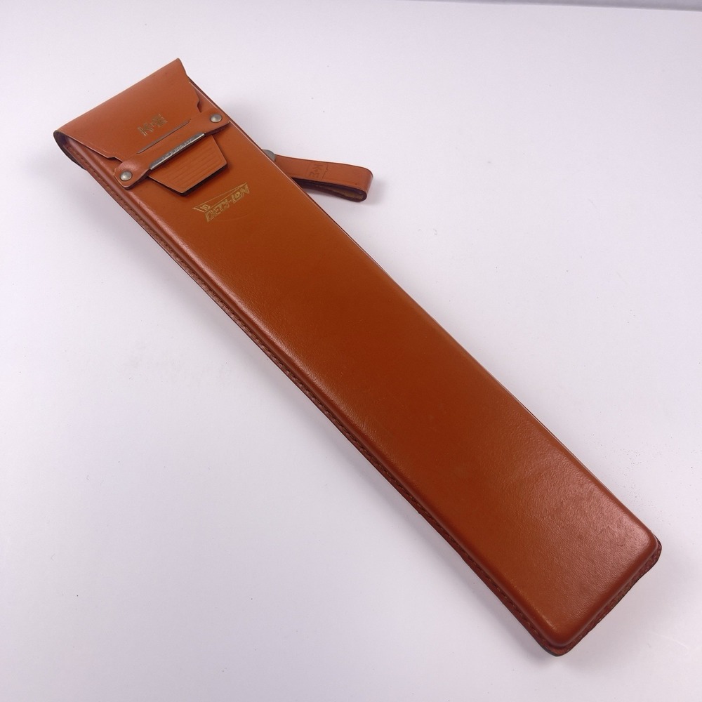 Vintage 1961 Kueffel & Esser 68-1100 Deci-Lon 10 Slide Rule & Leather Case